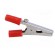 Crocodile clip | 60VDC | red | Grip capac: max.15mm | Socket size: 4mm image 7