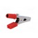 Crocodile clip | 60VDC | red | Grip capac: max.15mm | Socket size: 4mm image 6