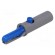 Crocodile clip | 6A | 60VDC | blue | Grip capac: max.7.5mm paveikslėlis 1