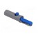 Crocodile clip | 6A | 60VDC | blue | Grip capac: max.7.5mm paveikslėlis 8