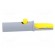 Crocodile clip | 6A | 60VDC | yellow | Grip capac: max.7.5mm paveikslėlis 7