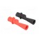 Crocodile clip | 10A | 1kVDC | red and black | Grip capac: max.8mm image 4