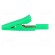 Crocodile clip | 10A | 60VDC | green | Overall len: 41.5mm фото 3