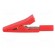 Crocodile clip | 10A | 60VDC | red | Overall len: 41.5mm image 3