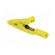 Crocodile clip | 10A | 60VDC | yellow | Overall len: 41.5mm фото 4