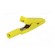 Crocodile clip | 10A | 60VDC | yellow | Overall len: 41.5mm фото 6