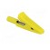 Crocodile clip | 10A | 60VDC | yellow | Overall len: 41.5mm paveikslėlis 8