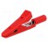 Crocodile clip | 15A | 60VDC | red | Grip capac: max.4mm image 1