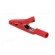 Crocodile clip | 15A | 60VDC | red | Grip capac: max.4mm image 4