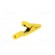 Crocodile clip | 15A | 60VDC | yellow | Grip capac: max.4mm image 6