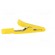 Crocodile clip | 15A | 60VDC | yellow | Grip capac: max.4mm image 7
