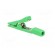 Crocodile clip | 5A | 70VDC | green | Overall len: 42mm paveikslėlis 4