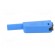 4mm banana | 19A | 1kV | blue | insulated,with 4mm axial socket | 1mm2 paveikslėlis 3