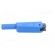 4mm banana | 19A | 1kV | blue | insulated,with 4mm axial socket | 1mm2 image 3