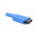 4mm banana | 19A | 1kV | blue | insulated,with 4mm axial socket | 1mm2 фото 4