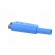4mm banana | 19A | 1kV | blue | insulated,with 4mm axial socket | 1mm2 фото 8