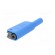 4mm banana | 19A | 1kV | blue | insulated,with 4mm axial socket | 1mm2 фото 6