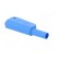 4mm banana | 19A | 1kV | blue | insulated,with 4mm axial socket | 1mm2 image 8