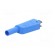4mm banana | 19A | 1kV | blue | insulated,with 4mm axial socket | 1mm2 image 2