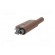 4mm banana | 19A | 1kV | brown | insulated,with 4mm axial socket image 6