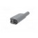 4mm banana | 19A | 1kV | grey | insulated,with 4mm axial socket | 1mm2 image 6