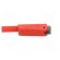 4mm banana | 32A | 1kV | red | insulated,with 4mm axial socket image 3