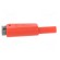 4mm banana | 19A | 1kV | red | insulated,with 4mm axial socket | 1mm2 фото 7