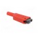 4mm banana | 19A | 1kV | red | insulated,with 4mm axial socket | 1mm2 image 4