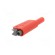 4mm banana | 19A | 1kV | red | insulated,with 4mm axial socket | 1mm2 paveikslėlis 6