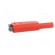 4mm banana | 19A | 1kV | red | insulated,with 4mm axial socket | 1mm2 image 7