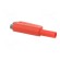 4mm banana | 19A | 1kV | red | insulated,with 4mm axial socket | 1mm2 image 8