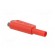 4mm banana | 19A | 1kV | red | insulated,with 4mm axial socket | 1mm2 фото 8