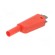 4mm banana | 19A | 1kV | red | insulated,with 4mm axial socket | 1mm2 фото 2