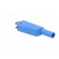 4mm banana | 32A | 1kV | blue | insulated,with 4mm axial socket фото 8
