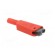 4mm banana | 32A | 1kV | red | insulated,with 4mm axial socket image 4