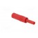 Adapter | 4mm banana | 25A | 30VAC | 60VDC | red | insulated image 5