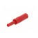 Adapter | 4mm banana | 25A | 30VAC | 60VDC | red | insulated image 7