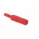 Adapter | 4mm banana | 25A | 30VAC | 60VDC | red | insulated image 9