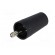 Adapter | 4mm banana | 32A | black | 40.4mm | Plating: nickel plated image 2