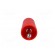Adapter | 4mm banana | 32A | red | 40.4mm | Plating: nickel plated image 5