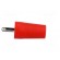 Adapter | 4mm banana | 32A | red | 40.4mm | Plating: nickel plated image 7