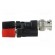 Adapter | BNC socket,banana 4mm plug x2 | black | 59mm image 3