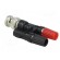 Adapter | 4mm banana | banana 4mm plug x2,BNC socket | black | 59mm image 8