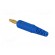 Plug | 4mm banana | 10A | 60VDC | blue | Max.wire diam: 2.8mm image 4
