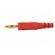 Plug | 4mm banana | 10A | 60VDC | red | Max.wire diam: 2.8mm paveikslėlis 3