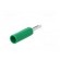 Plug | 4mm banana | 10A | 50VDC | green | non-insulated | for cable image 6