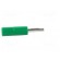 Plug | 4mm banana | 10A | 50VDC | green | non-insulated | for cable image 7