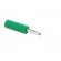 Plug | 4mm banana | 10A | 50VDC | green | non-insulated | for cable image 8