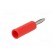 Plug | 4mm banana | 10A | 50VDC | red | non-insulated | for cable | 3.5mm2 image 6