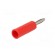 Plug | 4mm banana | 10A | 50VDC | red | non-insulated | for cable | 3.5mm2 фото 6